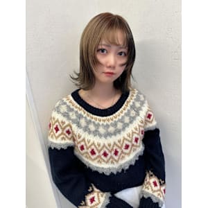 デザインカラー&ボブルフ&似合わせカット♪