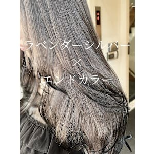 【W_SALON 河原町】シルバー×エンドカラー/韓国