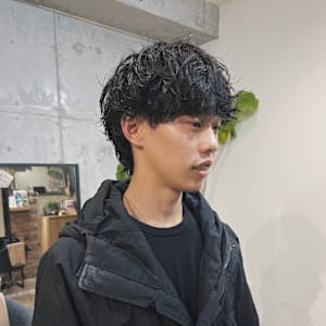 2wayバング/シャドウパーマ