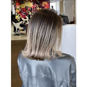【W_SALON 河原町】ハイライトグラデーション/ボブルフ