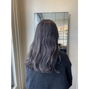 【W_SALON 河原町】ラベンダーグレージュ/大人可愛い
