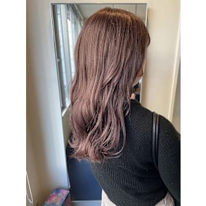 【W_SALON 河原町】ピンクベージュ/ピンク/大人綺麗/