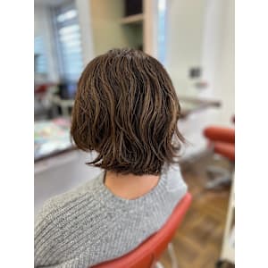 ゆるふわボブパーマ