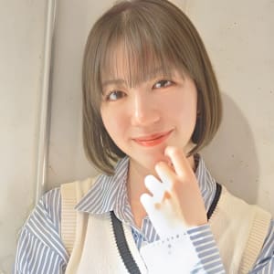 内巻きボブ／ナチュラルブラウン／艶感髪質改善カラー