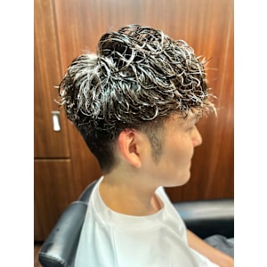 無造作スパイラルパーマ