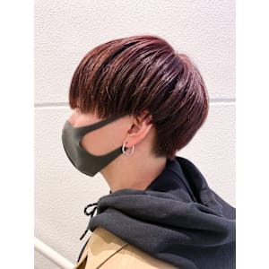 メンズ　マッシュ～レッド～