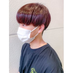 メンズ　マッシュ～レッド～