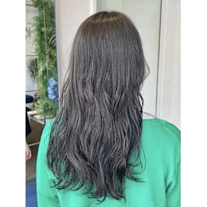 【W_SALON 河原町】モカブラウン/デザインカット