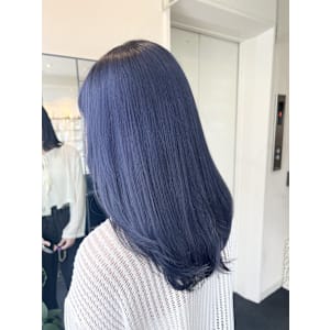 【W_SALON 河原町】ネイビー/大人綺麗