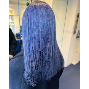 【W_SALON 河原町】ブルーラベンダー/透明感/透け感