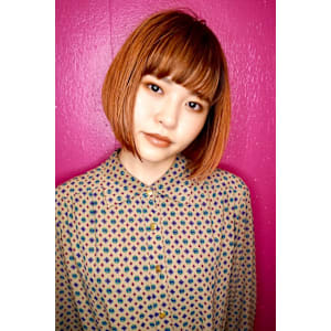 お手入れ簡単　丸みのあるレイヤーボブ　表参道　美容院