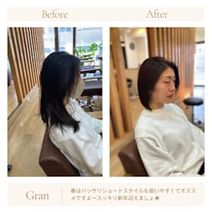 お客様髪質改善データ1616（前下がりショート）