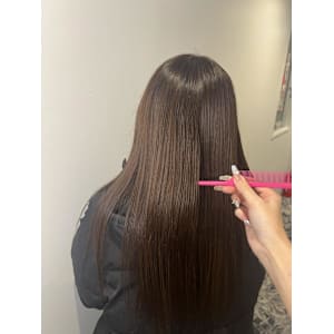 エクステ外してカラー！