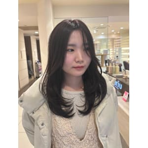 レイヤー×ラベンダーブラウン