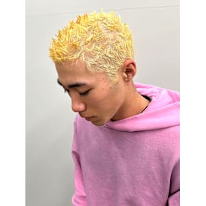 イージードリルパーマ イージーパーマ ブリーチ メンズカット