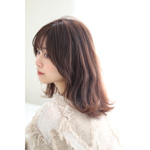 《L.E.M 仙台店》ミディアムレイヤーミルクベージ/及川翔