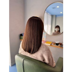 #フェミニンロング　#メルティーカラー　#オベージュ