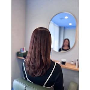 #フェミニンロング　#レイヤー　#オベージュ