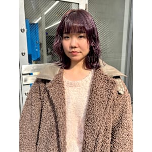 【KARIN】ピンクラベンダーカラー×ステップカット