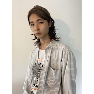 メンズのハイトーンウルフ