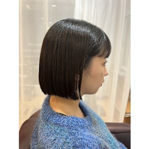  【 WILLOW京橋 】耳かけok! パッツンボブ