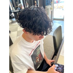 メンズツイストスパイラルパーマ