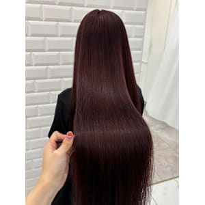 ブリーチありワインレッド＊まゆ - Lilme【リルミー】掲載中