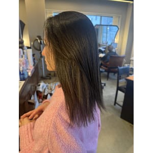 顔周りレイヤー/グレージュ