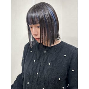 アンブレラカラー&切りっぱなしボブ♪