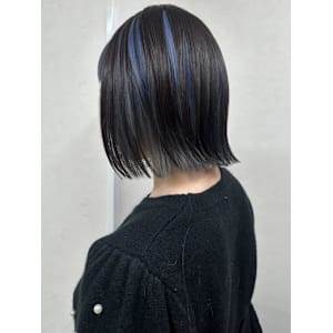 アンブレラカラー&切りっぱなしボブ♪