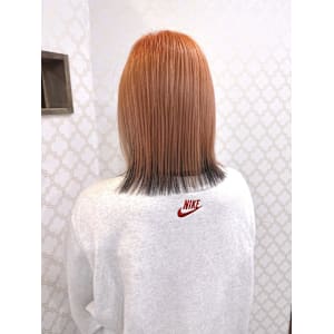 逆インナーカラー★orange