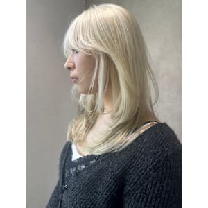 綺麗なホワイトブロンド♪