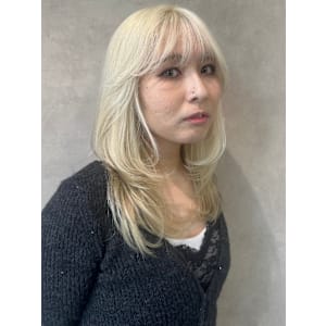 綺麗なホワイトブロンド♪