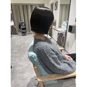 切りっぱなしボブ