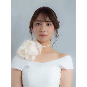 お呼ばれアップヘア