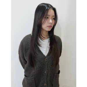 レイヤーカット/ロングレイヤー/暗髪