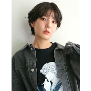 ショートパーマ　ニュアンスパーマ　似合わせカット　小顔カット