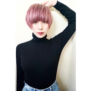 お手入れ簡単　ミニマルなマッシュショート　表参道　美容院