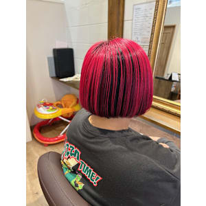 バレイヤージュデザインカラー