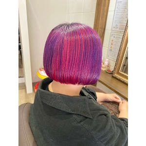 バレイヤージュデザインカラー