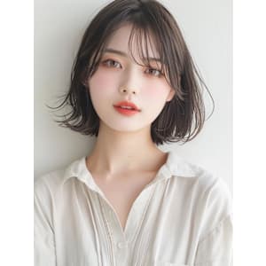 ショート/ボブ/外はね/大人女性/薬院