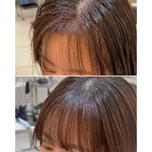 前髪クロスパーマ