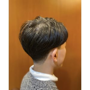 ツーブロック ナチュラル ショート