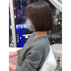 【中澤】オレンジベージュ　ミニボブ - Eleanor spa&treatment 渋谷公園通り（旧：PREGO）【エレノア スパアンドトリートメント シブヤコウエンドオリ】掲載中