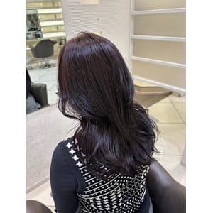 黒染め履歴からのレッドブラウン