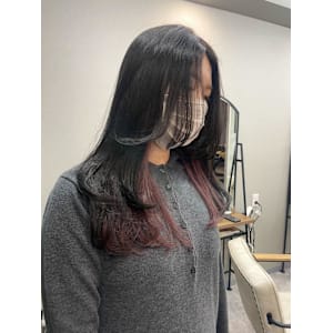 大人可愛い/インナーカラー