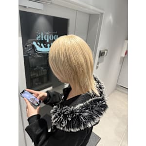 ハイトーンマッシュウルフ/メンズウルフ/ウルフカット	