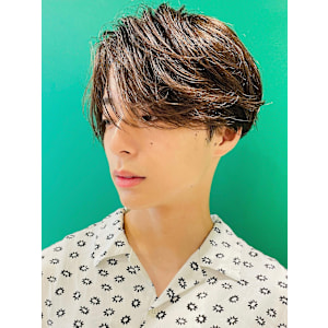 大人男性◎リラックスセンターパート