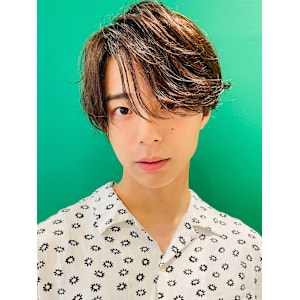 大人男性◎リラックスセンターパート