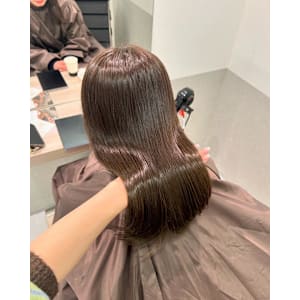 オリーブブラウン/やわらかカラー/池袋美容室/まろやかカラー